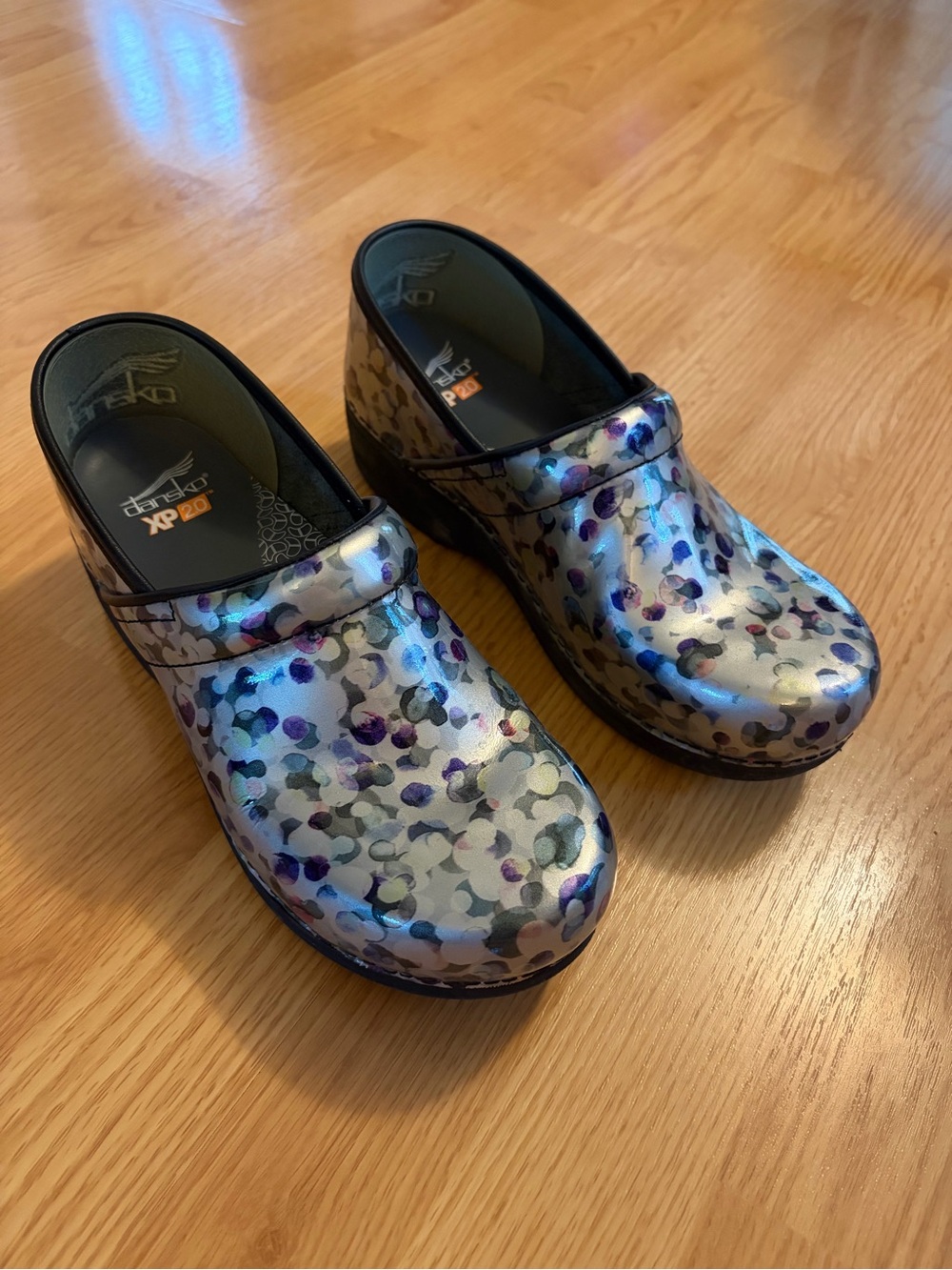 Dansko XP 2.0 Metallic Dots Clogs - multi-colored